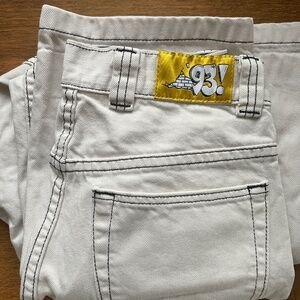 POLAR '93! PANTS - white denim - 28 x 30